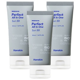 Hanskin Perfect All-in-One Sun BB Cream 50ml, 3 pcs / 한스킨 퍼펙트 올인원 선 비비크림 50ml, 3개