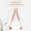 Wood & Rope Wall Toilet Paper Holder, Rustic Tissue Rolls