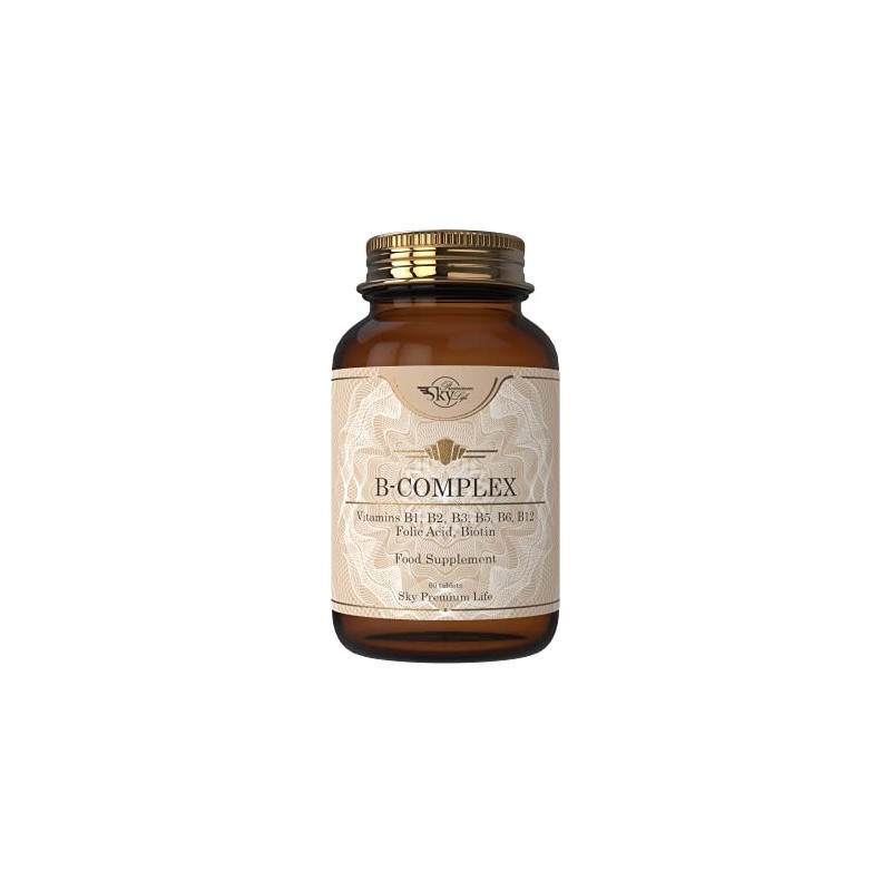 Sky Premium Life Vitamin B Complex with Vitamins B1, B2,