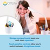 OttLite LED Desk Lamp Space Organizer with Flexible Neck Height