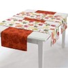 Food Network Thanksgiving Autumn Maple Leaves Reversible Fall Table Runner
