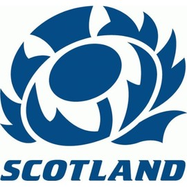 Scotland Rugby Bumper Sticker 12 x 12 cm
