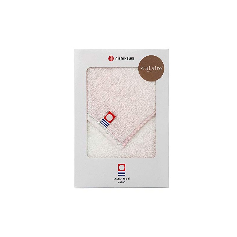 Nishikawa TT88500030P Imabari Towel Gift Box, 1 Handkerchief Towel, Watairo