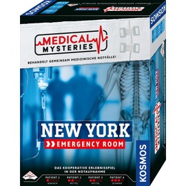 KOSMOS 684402 Medical Mysteries - New York, Cooperative Role Play with Medical Setting, Medical Crime Files, Board Game from 16 Years