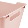 keeeper 6 Litre Textured Storage Box Lotta Nordic Pink
