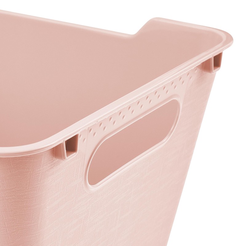 keeeper 6 Litre Textured Storage Box Lotta Nordic Pink