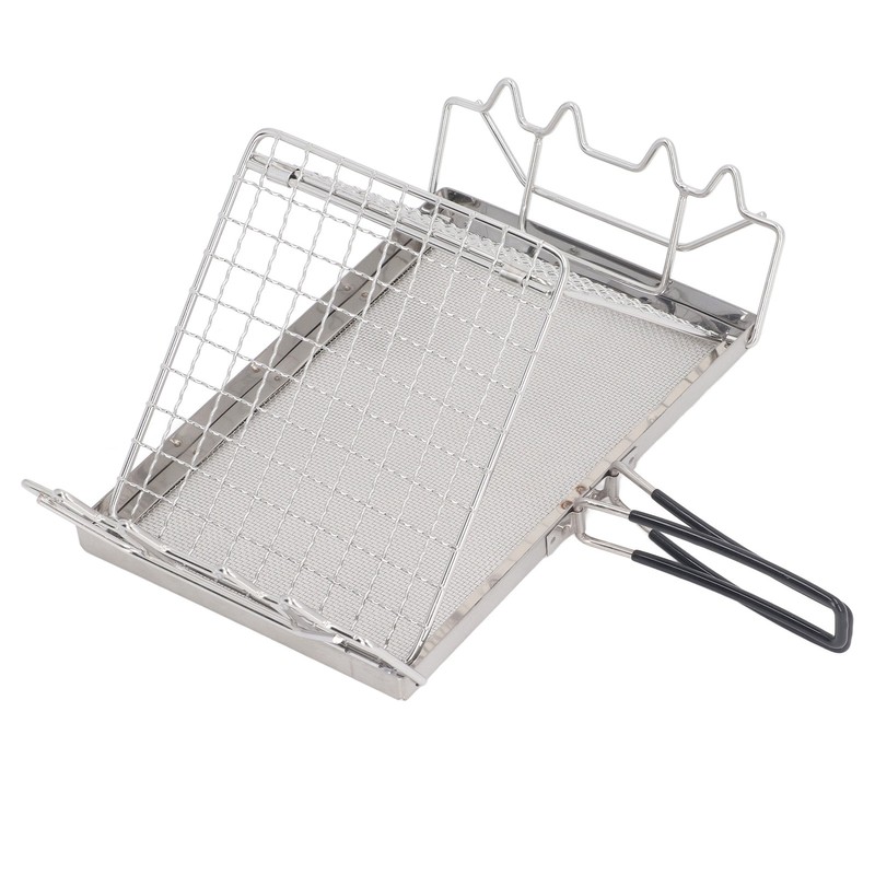 Camp Stove Toaster Stainless Steel Foldable Portable Camp Stove Toaster