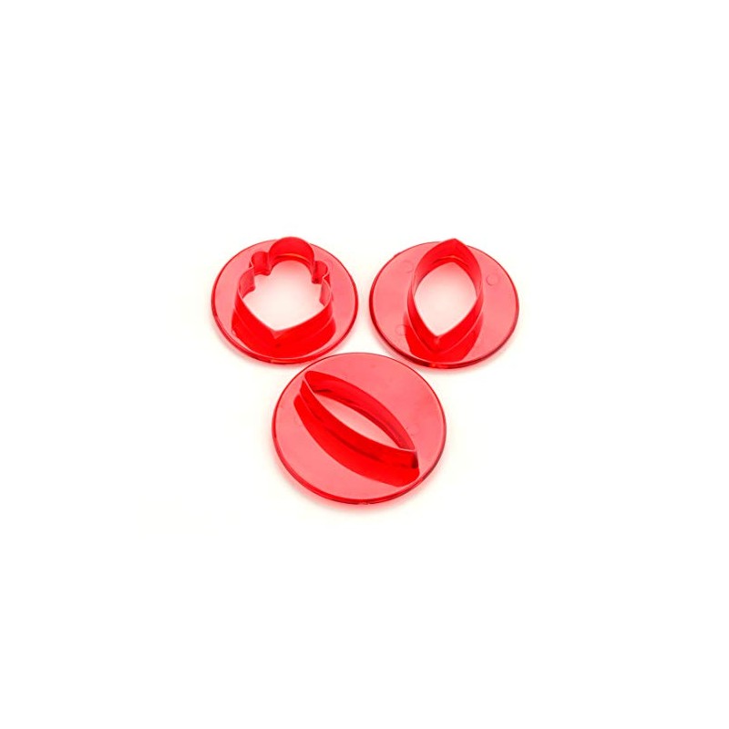 White Plastic Dough Scraper 11501 Orchid Set Of 3 Cookie