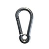 Stainless Steel 316 Spring Hook with Eyelet Carabiner 1/4" Marine