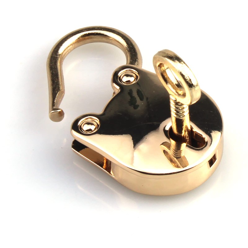 OZXNO 1PCS Vintage Mini Bear Padlock Key Lock Antique Style