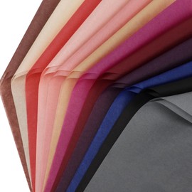 60 Sheets Assorted Retro Color Tissue Paper, 14 x 20 Inch Gift Wrapping Tissue Art Paper for DIY Crafts Baby Shower Birthday Wedding Party Supplies