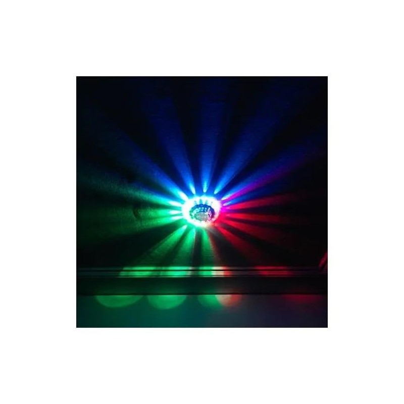 JENREEY LED Galaxy Wheel 360 Degree Sound Activated Disco Party