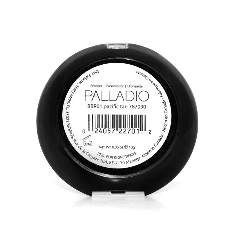 Palladio Baked Bronzer, Highly Pigmented and Easy to Blend, Shimmery