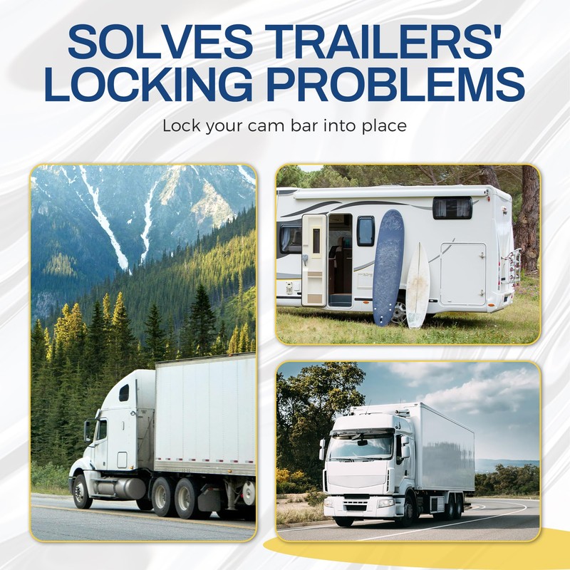 KUAFU Trailer Hasp for Enclosed Trailer Door Latch Cargo Trailer