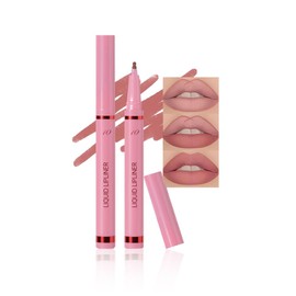 Hxssll Blush Pink Liquid Lip Liner Stain, 24 Hour Longwear Matte Lip Tint Liner, Waterproof Transfer-proof Lip Lipstick Lip Liner, All Day Stay Lip Stain 10#