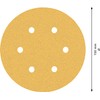 Bosch Professional 50x Expert C470 Sandpaper (Ø 150 mm, Grit