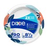Dixie Medium Paper Plates, 8.5 Inch, 90 Count, 2X Stronger*,