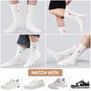 Corlap Women's Crew Calf Cotton Socks Fun Cute Heart Thin