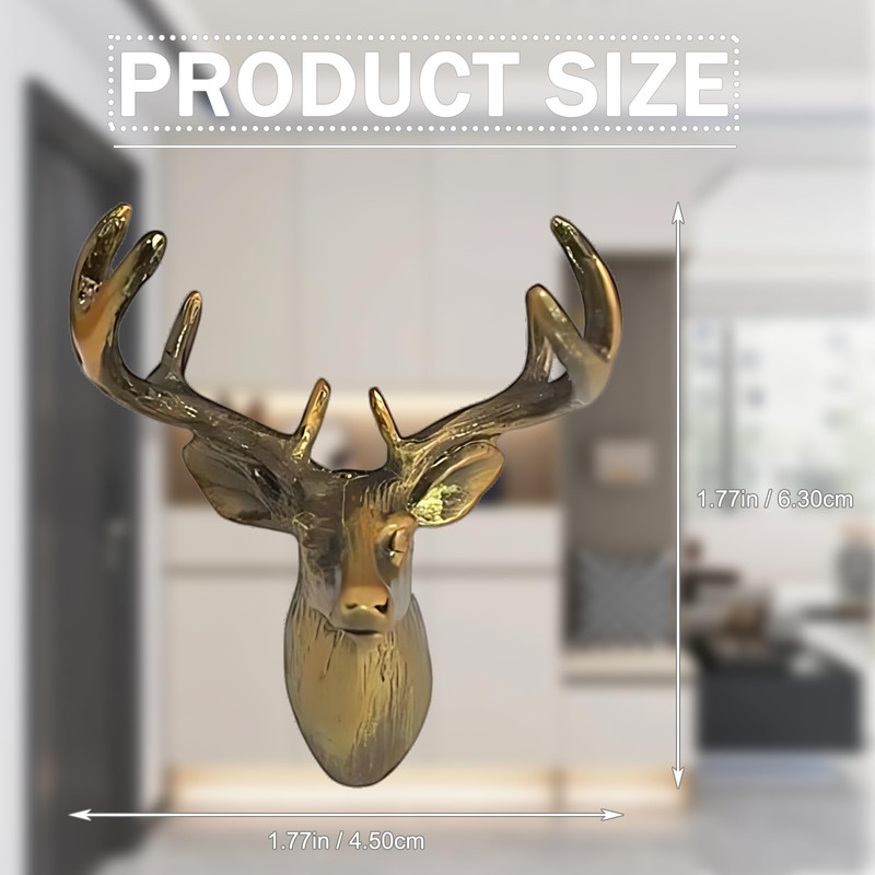 Deer Cabinet Knobs, Animal Drawer Knobs for Dresser Drawers, Cabinet