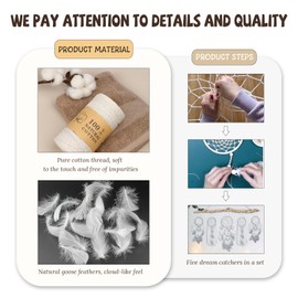 5 Pack Dream Catchers Boho Wall Decor Moon and Sun Feather Handmade Traditional Dream Catcher Wall Hanging Decor for Bedroom Living Room Home Halloween Decorations Witchy Gifts (Black Set)