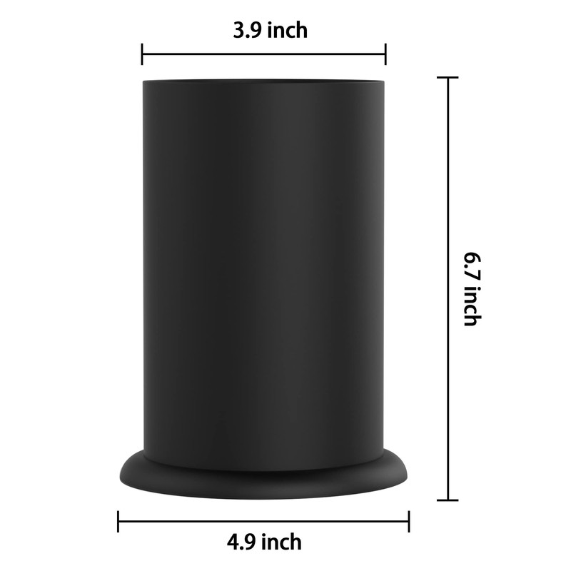 MyLifeUNIT Straw Holder Dispenser, Stainless Steel Kitchen Utensil Organizer 6.7"