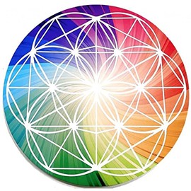 Sacred Essence Healing Crystal Grid Board 30cm - Sacred Geometry Energy Amplifier