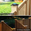 btfarm 4x4 Solar Post Cap Lights Outdoor, 16 Pack Deck