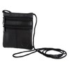 ReNa-Retail High-quality chest bag, genuine leather, Black 2 Small
