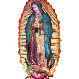 CafePress Our Lady of Guadalupe Vinyl Banner, 44"x30" Hanging Sign, Indoor/Outdoor