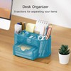 ProBytes Wiremesh Penholder/Desk Organiser - 8 Compartments 1 Drawer, Office
