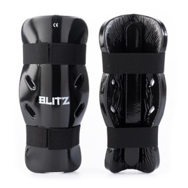 Blitz Dipped Foam Shin Guards - Black - Large