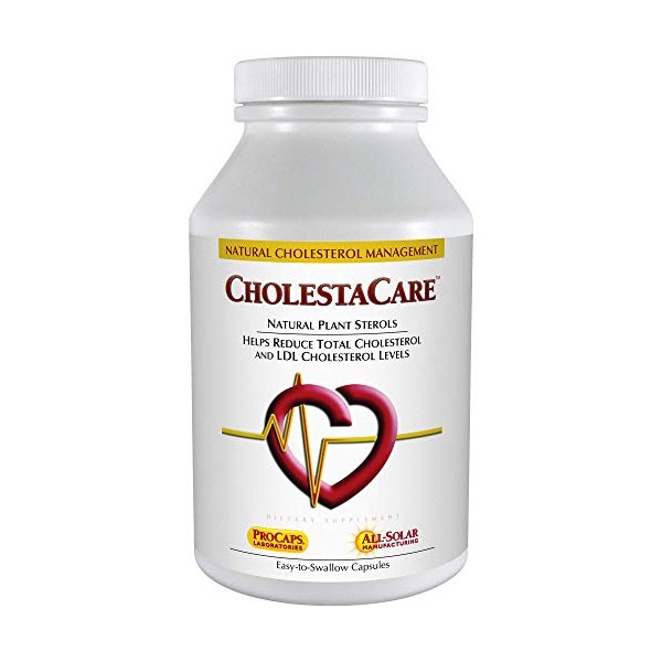 Andrew Lessman CholestaCare 720 Capsules - Natural Cholesterol Management. Unique Natural Phytosterol Blend. Supports Healthy Total Cholesterol and LDL Cholesterol Levels. Easy-to-Swallow Capsules.