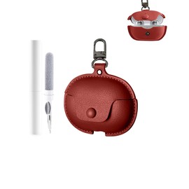 Protective Case for Technics EAH-AZ100/AZ80 Earbuds, Durable and Eco-Friendly Bluetooth Headphone Cover with Precise Holes and Charging Compatibility, Shockproof, Comfortable Touch, Red