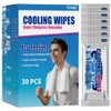 30 Pack Extra-Thick Cooling Wipes for Instant Refreshment