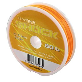 SEA TECH Shock Shockleader Orange 50lb/0.65mm 100m Orange