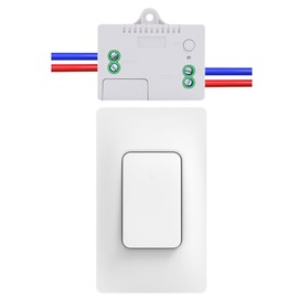 Cerhot Self Powered Wireless Light Switch Kit Remote Light Switches Wireless No Wiring No Battery Kinetic Light Switch Wireless Radio Wall Switches for Home Lighting