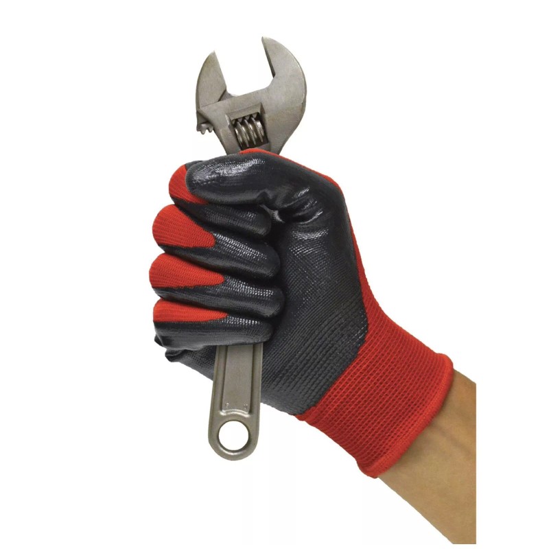 Grease Monkey Nitrile-Coated Work Gloves (15 pk.) Large construction, mechanic