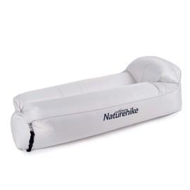 Naturehike Air Lounger, Waterproof Air Sofa with Portable Package, Lazy Lounger Inflatable Sofa Air Bed for Travel, Camping, Pool and Beach Parties, Grey