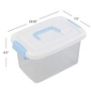Neadas 10 L Plastic Clear Latching Boxes, Pet Food Storage