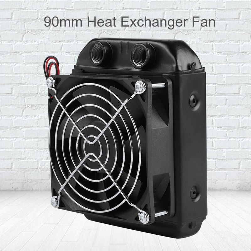 90mm 8 Tubes Heat Exchanger Fan Faster Heat Dissipation Water