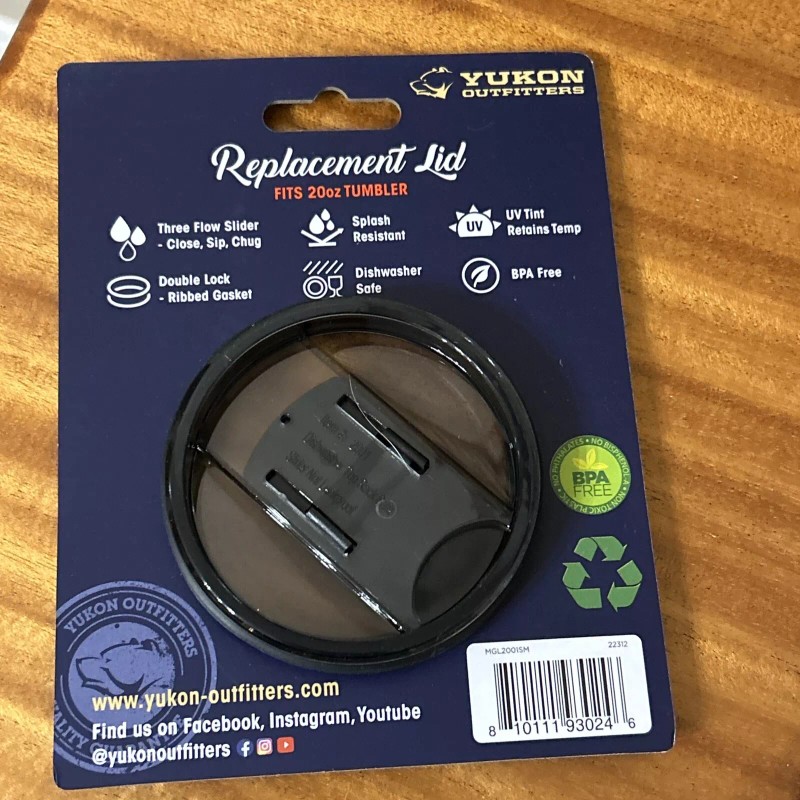 yukon outfitters Replacement tumbler lid - 20 Oz Tumbler