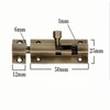 Boxonly Door Bolt 2 Inch Antique Pure Copper Bolts Barrel