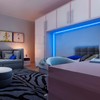 Xtreme Multicolored LED Strip Lights with Remote, 25 Foot RGBW