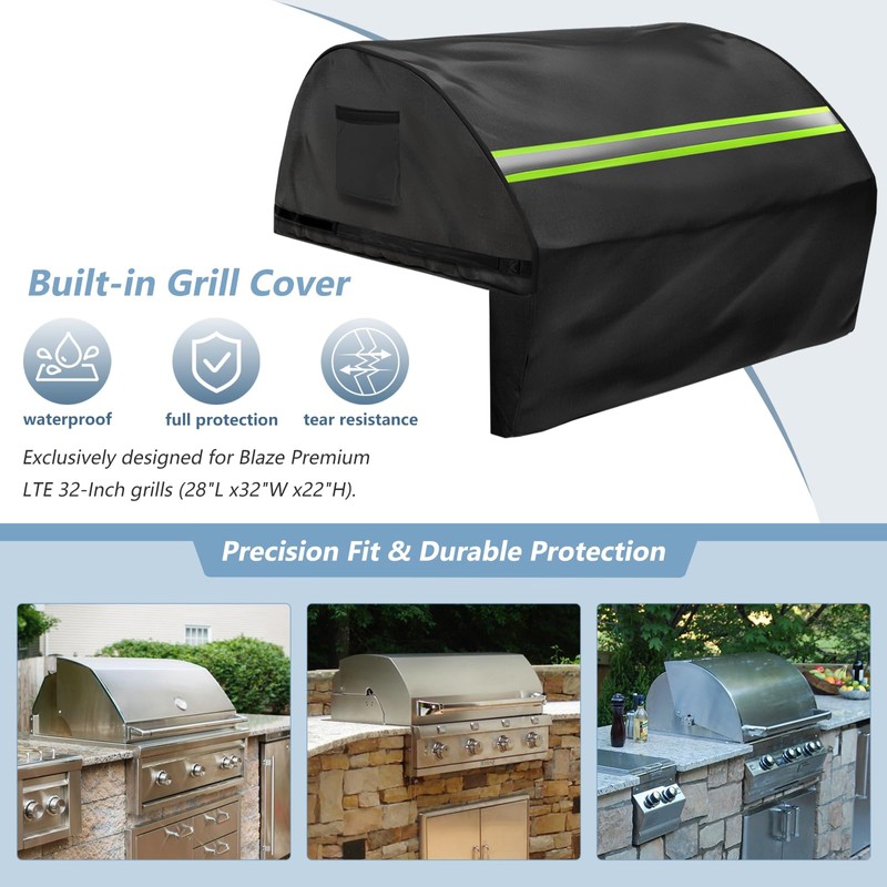 Built in Grill Cover for Blaze Premium LTE 32-Inch -