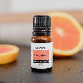 Grapefruit Essential Oil by REVIVEEO - 100% Pure Therapeutic Grade, for Diffuser, Humidifier, Massage, Aromatherapy, Skin & Hair Care