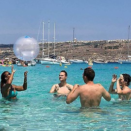 Summer Super Bubble Ball Amazing Outside Water Ball Game Toy for Outdoor Kids Child Boys Girls Party Durable Inflatable Bubble Ball Toys
