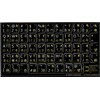 Chinese-English Black BACKGROUBD Keyboard Stickers Non Transparent for Computers LAPTOPS