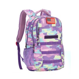 4land Camo Backpack for Boys,Army Boys Backpacks for Elementary Middle School Military,Camouflage Bookbag 40L