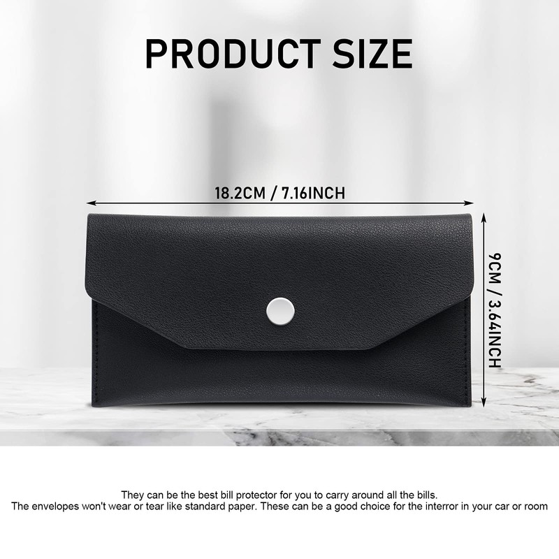 Molain Wallet with Money Envelope, Wallet Made of PU Leather,
