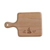 TOUGEI Rattan Cutting Board, Round S, Wood, Natural Wood, Moomin